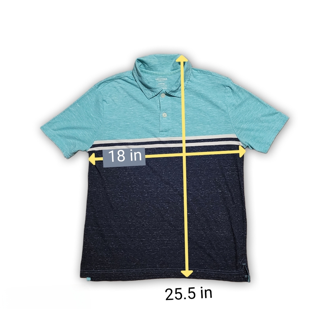Arizona Jeans Co. Kids Spring Polo Shirt Sz 14 - Picture 5 of 5
